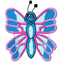 Butterfly Embroidery Design 7
